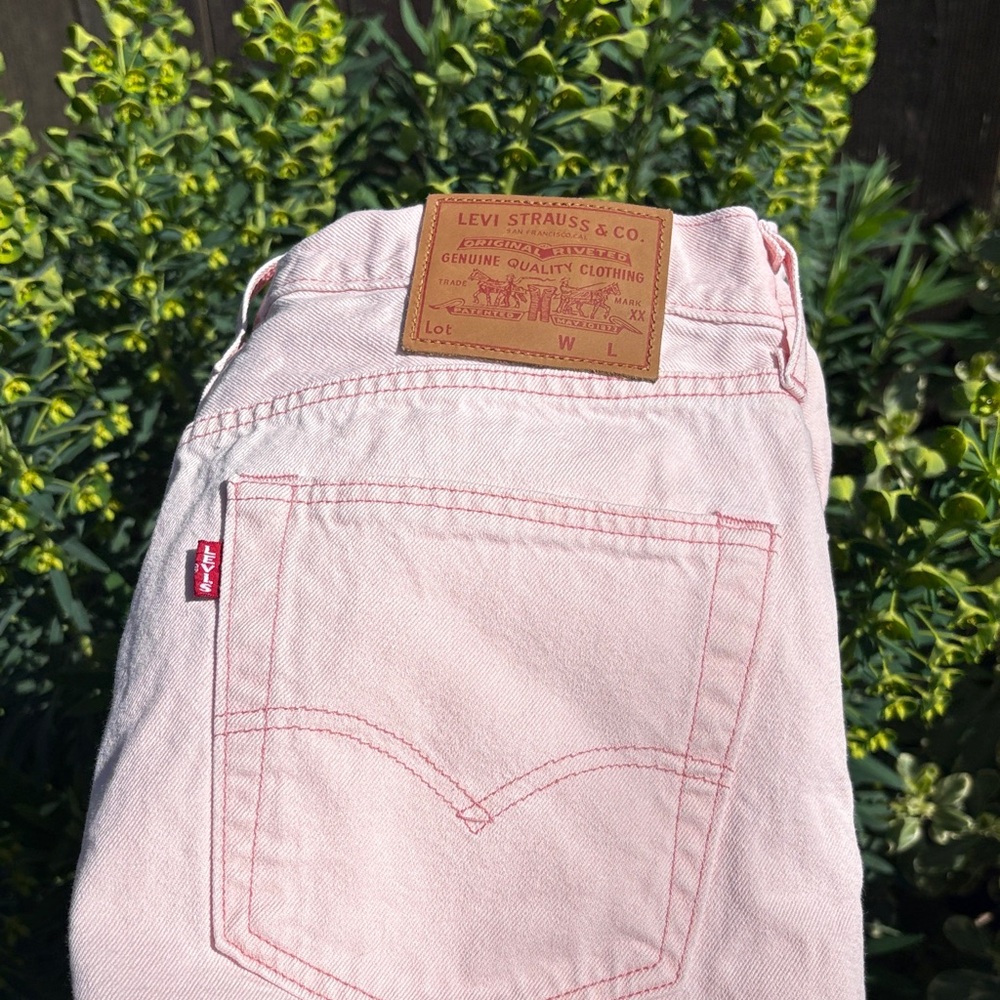 Levi's Women's Light Pink Jean Shorts